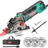Circular Saw - HYCHIKA - 500W - 4500RPM - Cutting Depth 0-25mm - Pure Copper Motor