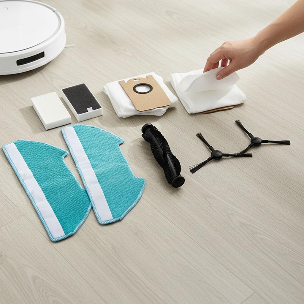 For Redkey R10 Robot Vacuum Parts Set with Filters Dust Bags and Mop Cloth