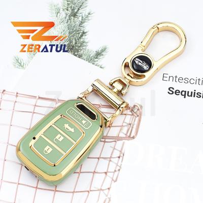 4 Buttons TPU Car Remote Key Shell Fob Cover Case Cap Tag Holder for Honda Accord CIVIC CRV Jazz HR-V HRV Keyless Protector