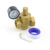 DN15 DN20 DN25 Brass Water Pressure Reducing Maintaining Valve 1/2" 3/4" 1" Adjustable Relief Valve With Gauge Meter