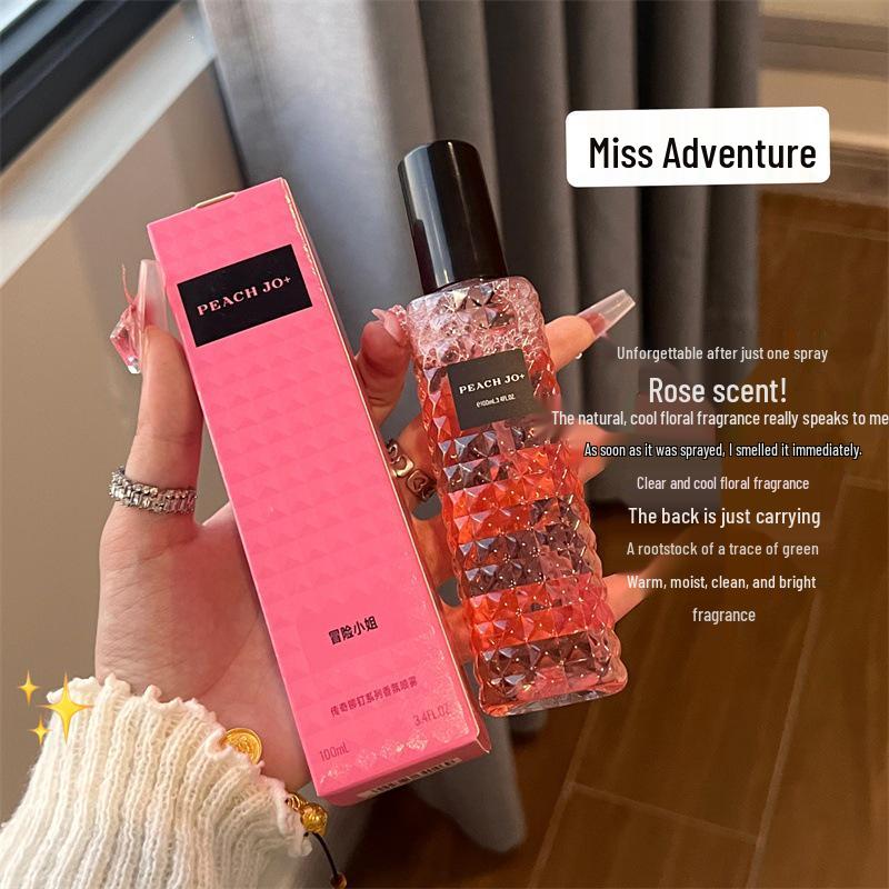 PEACH JO+ Legendary Peach Cedar Fig Scented Spray: Long-Lasting Fresh Perfume