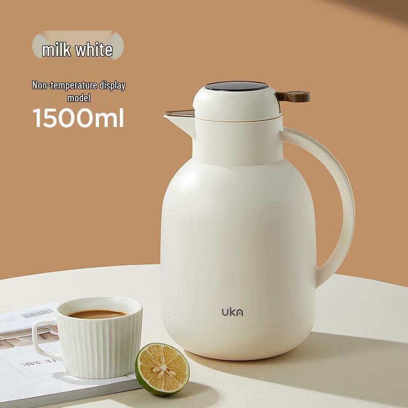 UKA Large Capacity Glass Liner Thermos