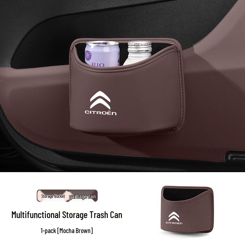 Citroën Car Trash Can for C5 X, C6, C3-XR, C4 - Large Capacity Storage Bin