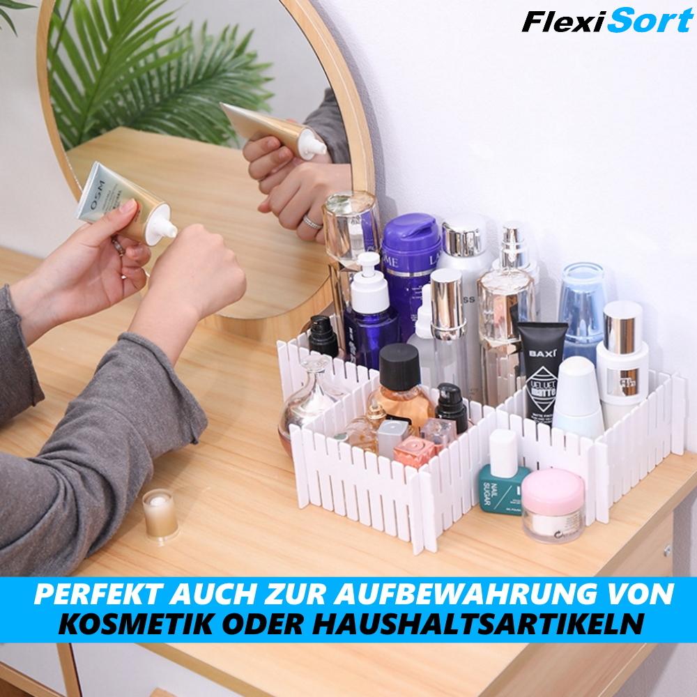 FlexiSort Drawer Dividers, Drawer Dividers, Drawer Compartment Dividers, Organizer, 4 Pieces