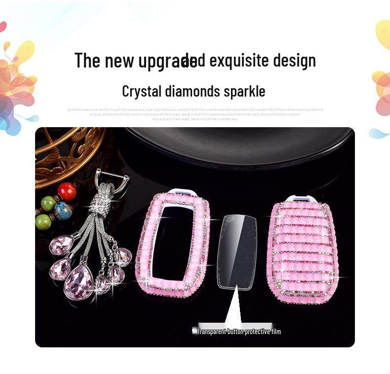 Toyota Key Case for Corolla, Camry, Avalon, RAV4, Venza, Highlander, C-HR - Women's Design