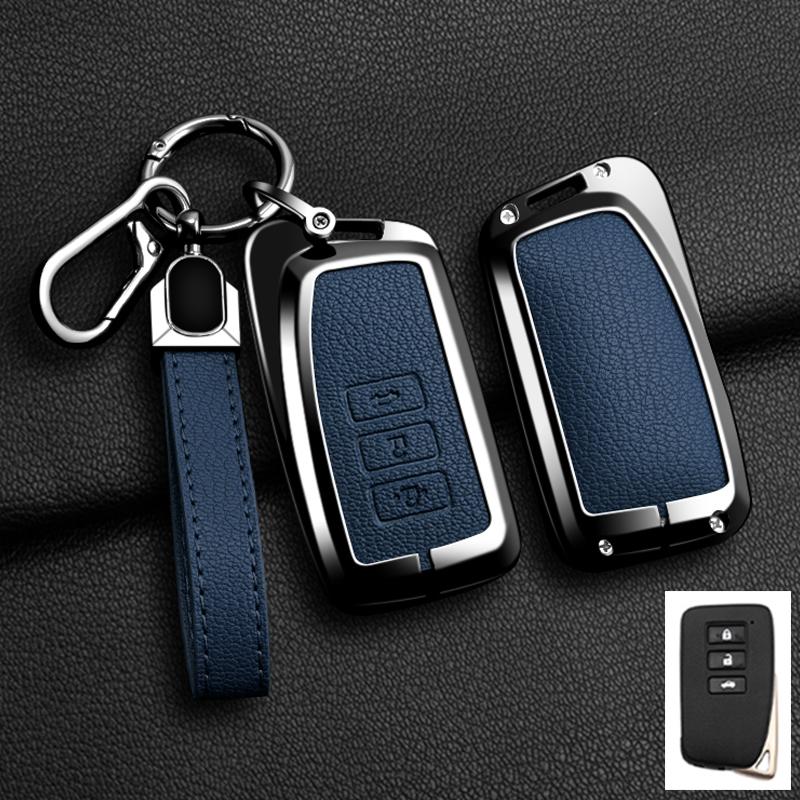 Car Key Cover Case Keychain For Lexus Nx Gs Rx Is Es Gx Lx Rc 200 250 350 Ls 450H 300H Fob Keyless Protect Shell Car Accessories