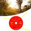 21cm Aluminum Trimmer Head Brush Cutter Boosts Working Efficiency Easy Replacement Optimal Cutting Results For Easy Installation