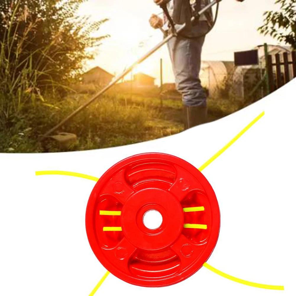 21cm Aluminum Trimmer Head Brush Cutter Boosts Working Efficiency Easy Replacement Optimal Cutting Results For Easy Installation