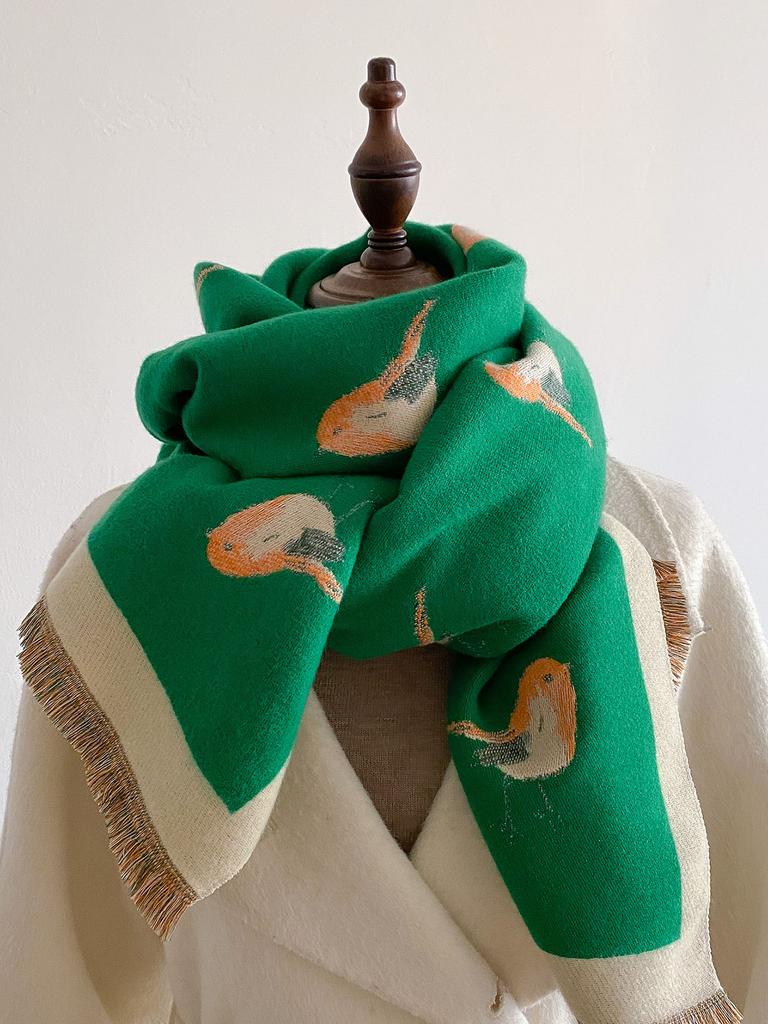 Thick Cashmere Blanket Women Scarf Warm Pashmina Shawl Winter Wraps Bufanda Print New Design Poncho Echarpe Female