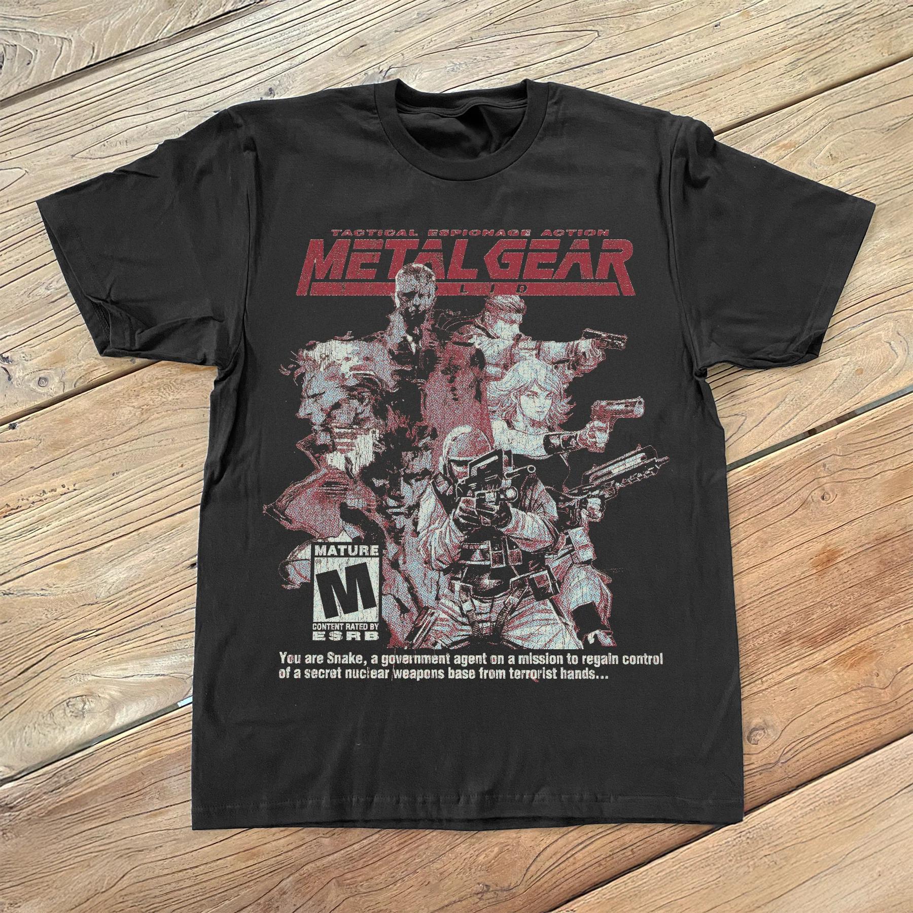 Tactical Mg Black Vintage TShirt Graphic Y2K Vintage Size New SpringSummer Arrivals Streetwear Unisex Women S
