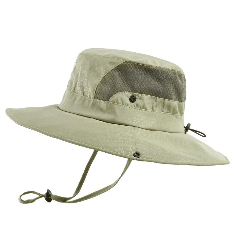 Men's Pastoral Style New Fisherman Hat Fashion Outdoor Sunscreen Breathable Fishing Hunting Hiking Accessories Shade Nylon Hat