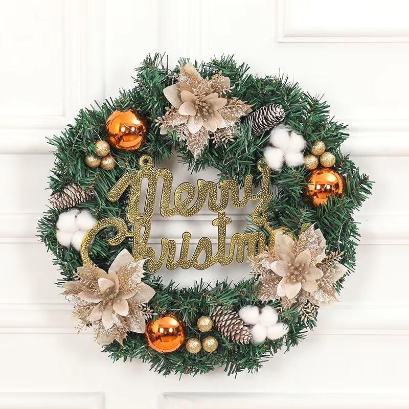 

40cm Christmas Wreath Door & Window Decor (Random Style)