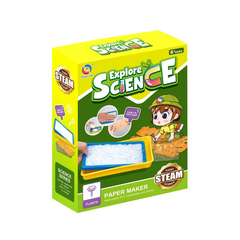 Papermaking Experiment Kit for Kids - DIY Pulp Science Toy Set
