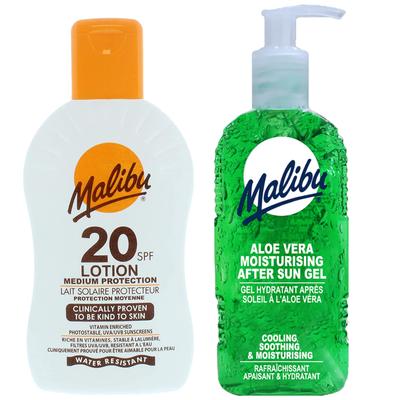 SPF20 Waterproof Balm 200ml + Aloe Gel After Tanning 200ml