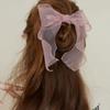 MERRYMOTIVE Organza Ruffle Ribbon Hair Pin (3colors)