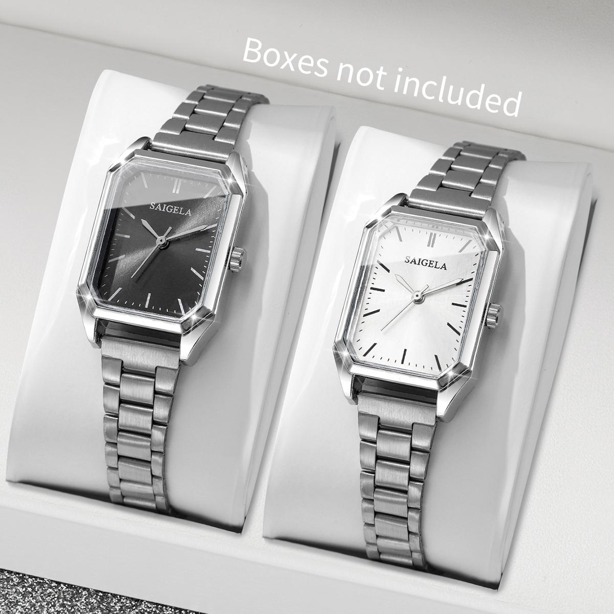 

2 шт./компл. Женские деловые часы Новые Женские Роскошные Простые Кварцевые Часы с Маленьким Ароматом Комплект-Комбинация Коробка Не Входит