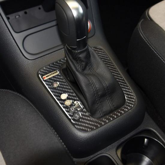 For Volkswagen Tiguan Carbon Fiber Interior Automatic Gear Shift Cover Trim