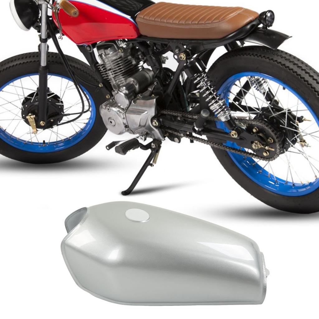 Motorcycle Fuel Gas   2.4 Gallon 9L Light Cured Paint Fuel Petrol   Replacement for CG125