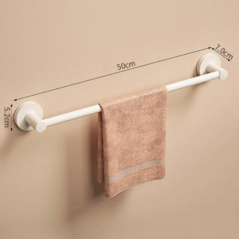 Modern Stainless Steel Double Towel Bar With Load Capacity For Bathroom Storage