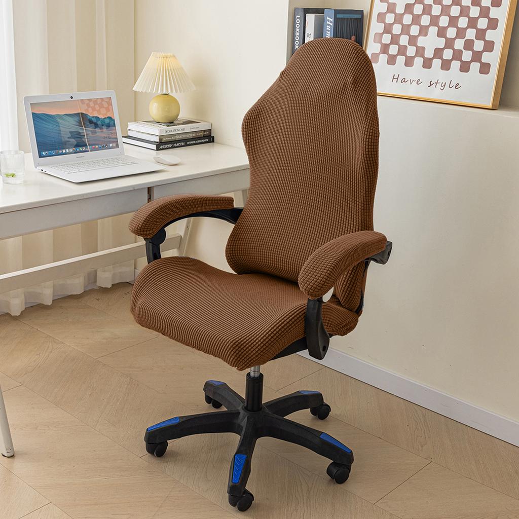 Simple Home Gaming Chair Covers Elastic Backrest Armrests Covers Computer Game Durable Stretch Chair Cover Office Chair