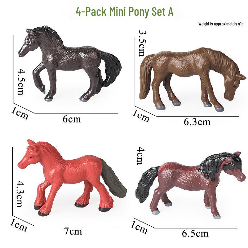 Children's Prancing Horse and Jockey Toy Set