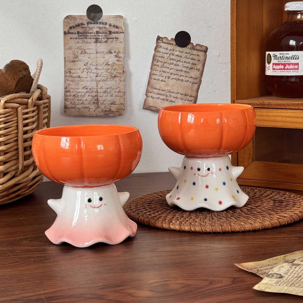 Give girls birthday gifts, cute and funny ghost ceramic mugs, design sense, pumpkin water cups, girlfriends' souvenirs
