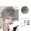 Universal Cosplay Short Straight Wig with Bangs - Realistic Lightweight Anime-Style for Students
