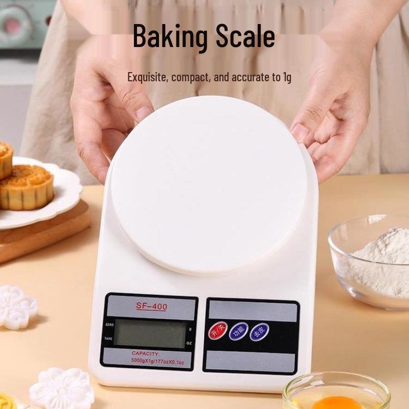High Precision Electronic Kitchen Scale: Compact Gram Scale for Baking and Household Use.