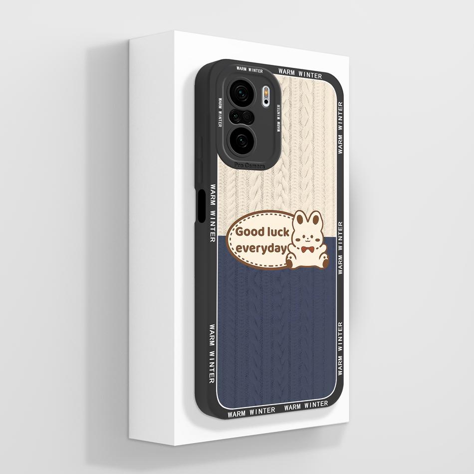 For Poco F3 GT Case Cute Panda Soft Liquid Silicone Camera Protection Shockproof Phone Cover For Poco F 3 PocoF3 Back Covers