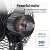 8-inch Lithium Battery Fan: High Wind Power for Outdoor Camping, Fishing, and Construction
