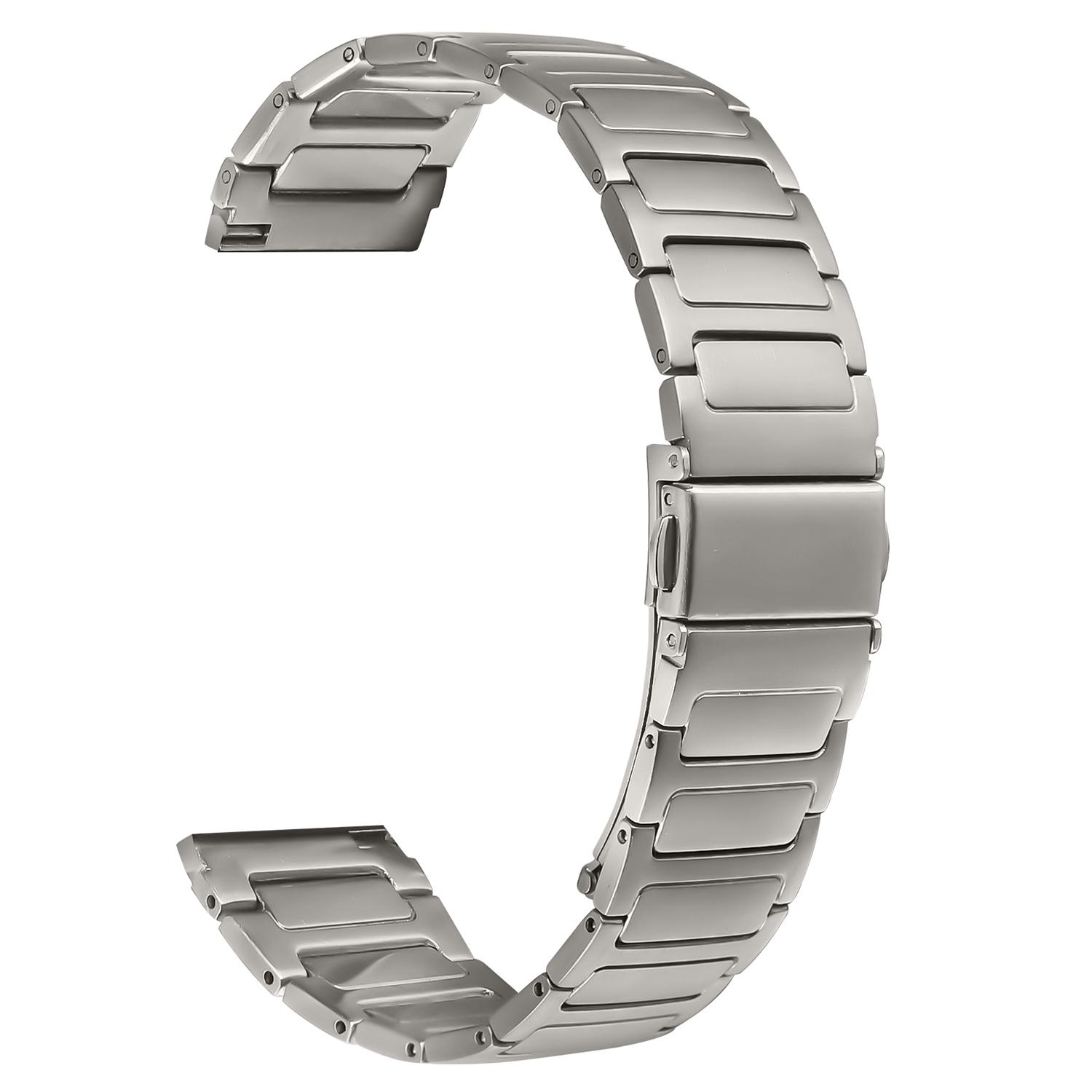 

For Samsung Galaxy Watch Ultra 47mm Watch Band Adjustable Titanium Color Stainless Steel Metal Watch Strap As shown A