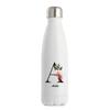 Insulated Water Bottle - PLANETEE - Adèle - Double-walled Stainless Steel - Keeps Hot 12h Cold 24h - Custom Printed France