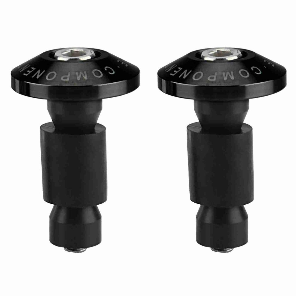 22mm 7/8inch Motorcycle Handlebar End Slider Plug for Racing ATV Offroad Black