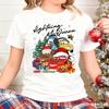 Fun Lightning Mcqueen and Sally T Shirt for Couples Mcqueen Sally Tshirts Doublesided Print Tee for Unisex Women Tops
