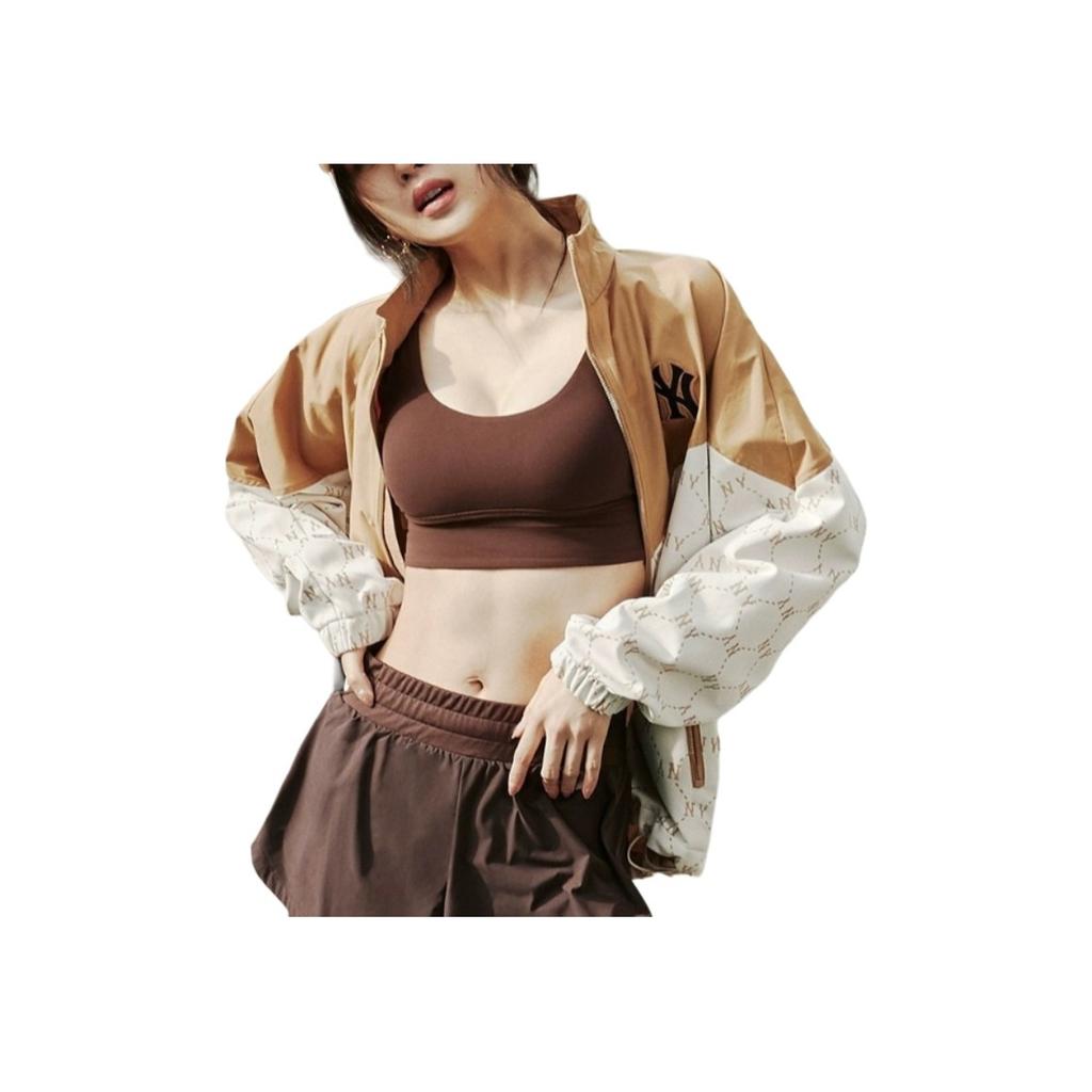 New MLB New York Yankees SS24 Jackets & Coats Unisex Cream 3AWJM0341-50CRS