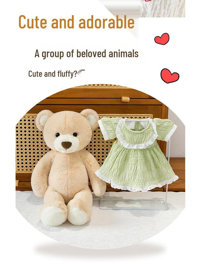 Jenny Series Plush Doll: Bear & Rabbit Clothing Style, Perfect Children's Gift & Companion