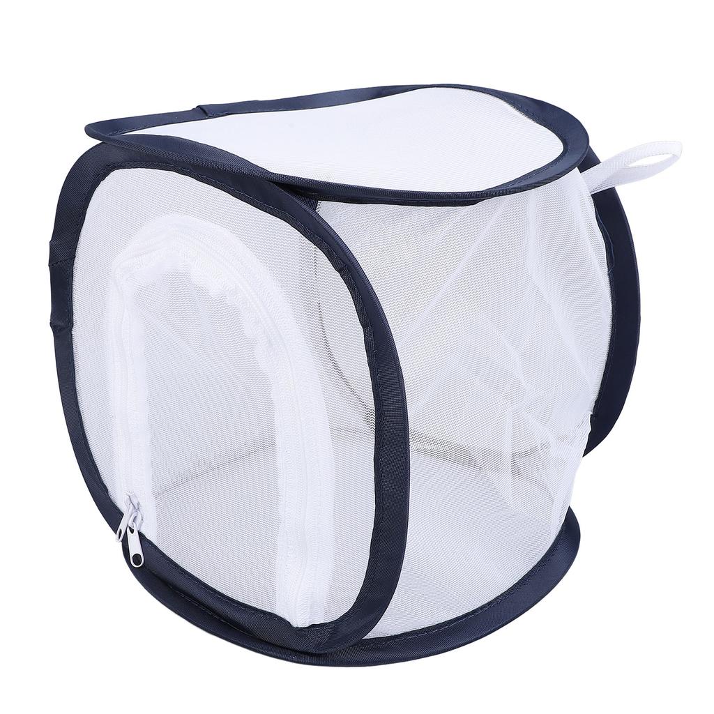 Butterfly Habitat Cage Zipper Opening Door Breathable Foldable Portable Outdoor Butterfly Mesh Cage 