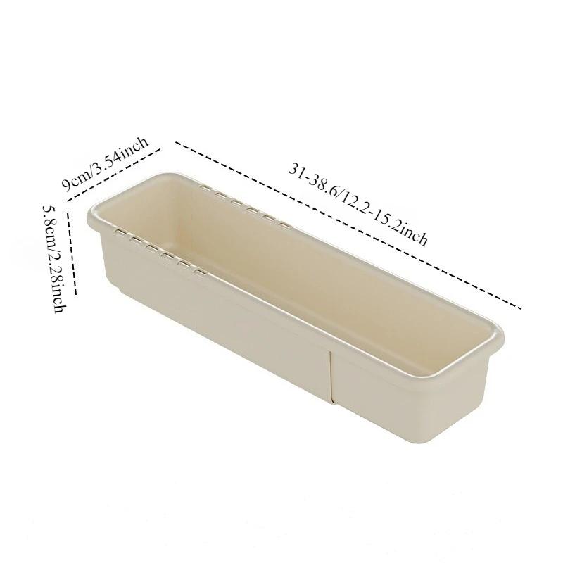 1PC Drawer Organizer Expandable Utensils for Kitchen,Can Be Used for Cutlery, Retractable Drawer Storage Box/cajas Organizadoras