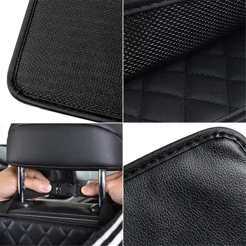 Car Badge Accessories Seat Back Garbage Storage Bag For Mercedes Benz C180 C200 C260 C300 W108 W124 W126 W140 W168 W169 W176 QG1