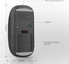 Bluetooth Mouse for iPad Pro, iPad Air, Mac, MacBook Pro, MacBook Air, MacBook, Laptop, Chromebook, Windows 81011, HP, Dell PCs (Black)