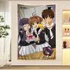 Cardcaptor Sakura Kinomoto Sakura School Uniform Wall Tapestry  Cozy Room Decor for Classic Shoujo Anime  Cardcaptor Fans
