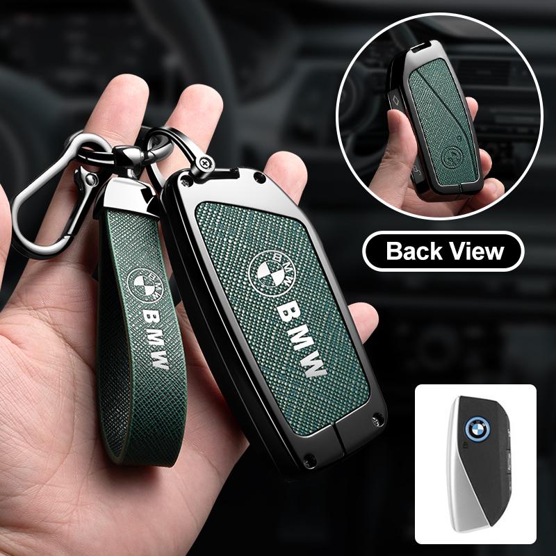 

Car Alloy Key Case Cover for BMW X1 U11 X7 G07 XM G09 i7 7 Series G70 LCI iX I20 U06 G81 M3 2023 Protector Keychain Accessaries