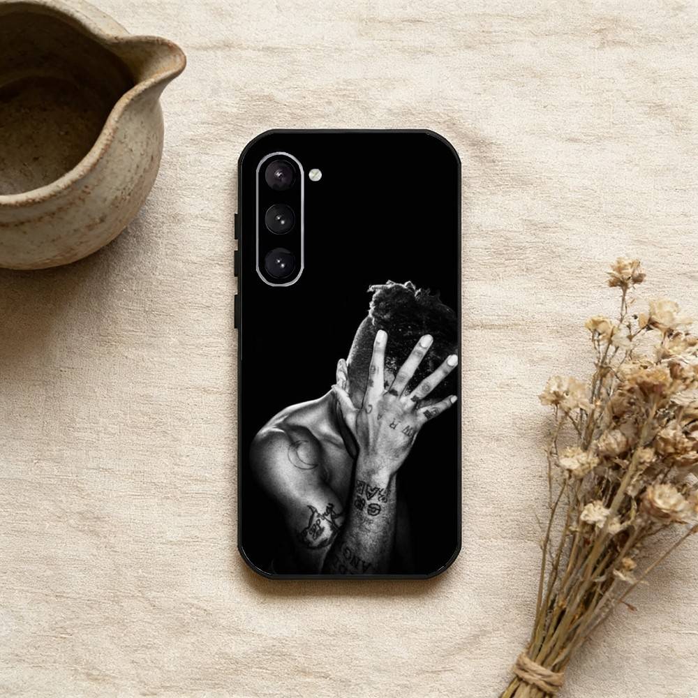 Rapper X-XXXTentacionS Phone Case For Samsung Galaxy A73,21,22,32,71,53,52,51,80,5G Soft Black Cover
