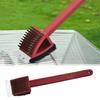 Cleaning Brush 3-in-1 Grill Scrubbing Brush Sponge Greasy Dirt Shovel with Hanging Hole Kitchen Long Handle Brush BBQ Tool