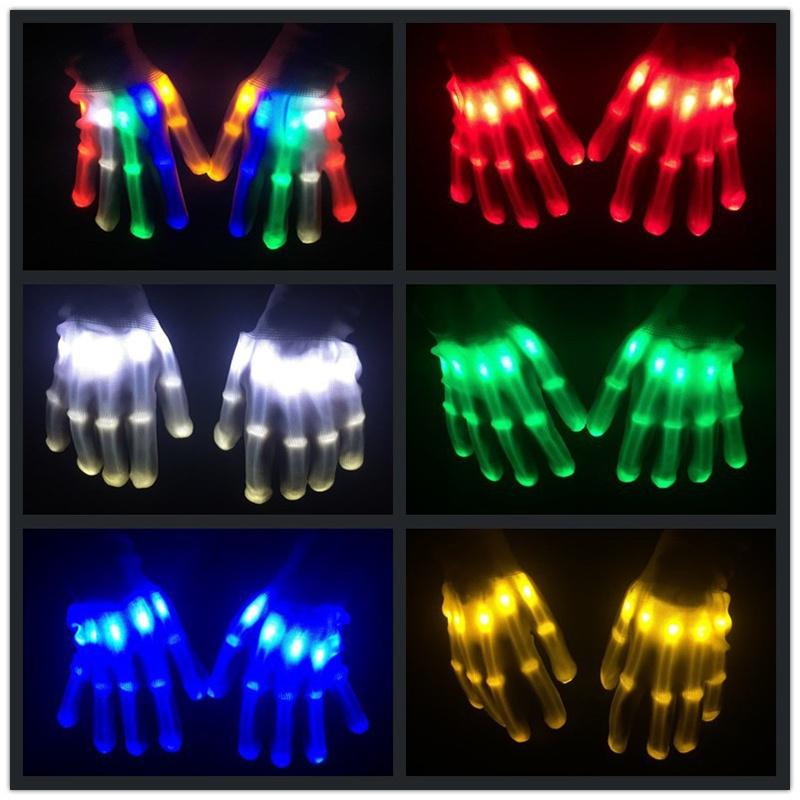 Premium Quality Electro Led Finger Flashing Gloves For Vibrant Dance Parties And Raves