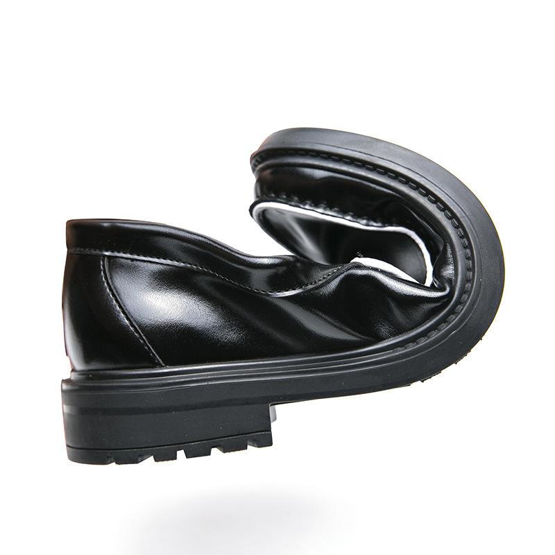 Men's Shoes European and American New Casual Leather Shoes Men's Fashion British Business Trend Leather Shoes Loafer Groom Shoes