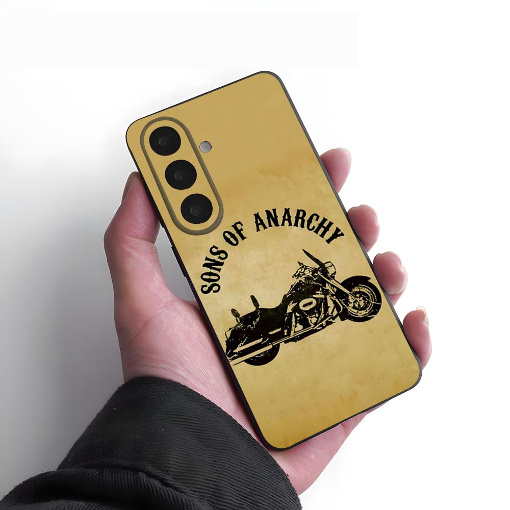 S-Sons Of Anarchy TV Phone Case For Samsung S26 S25 Plus S20 S20 Plus S22 Ultra S23 FE S21 Plus S21 Ultra Soft Cover