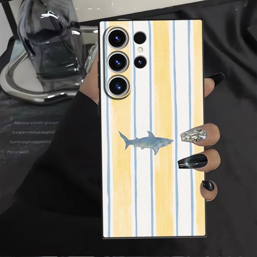 Marine Animals Soft Back Phone Cover Case for Samsung Galaxy S9 S20 S25 Ultra S25+ S24 Plus S23 FE S21 S24+ S22