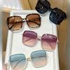 4 Pairs of Women's/men's Trendy Retro Large Frame Korean Version Fashionable Glasses for Daily Leisure