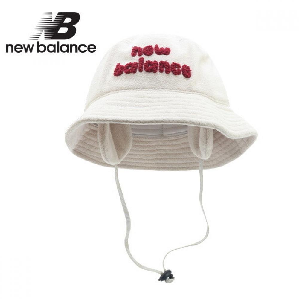 

New Balance Kids Detachable Ears Fleece Bucket Hat Ivory 52